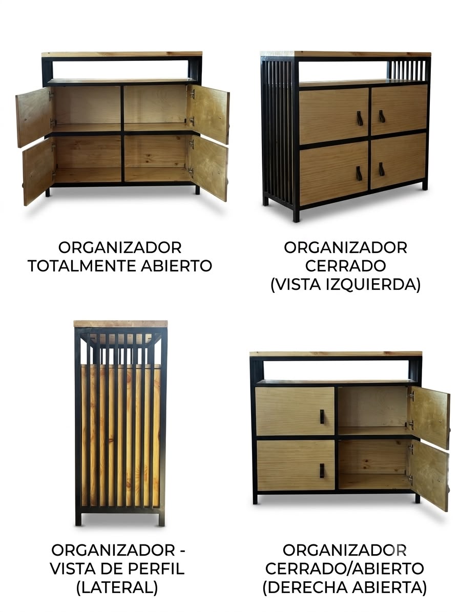 Mueble Organizador Industrial Apolo - Imagen 3